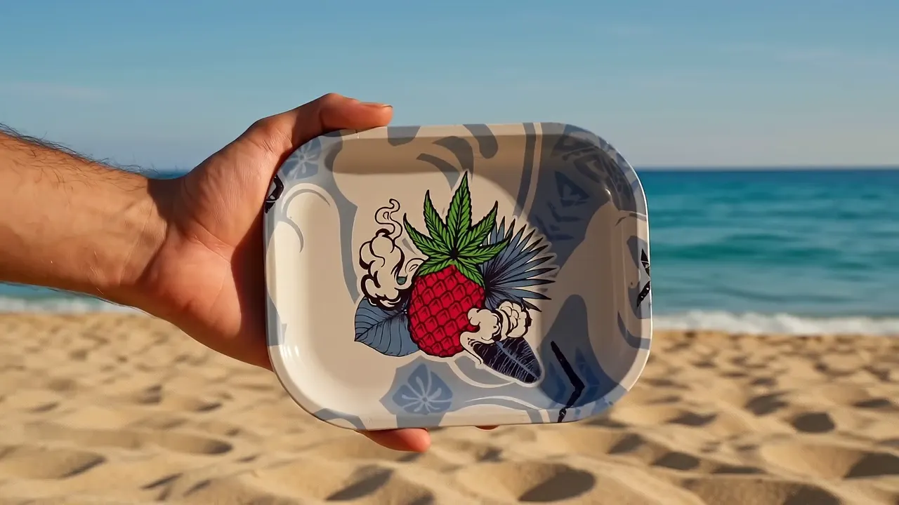 Bandeja Cabana na praia